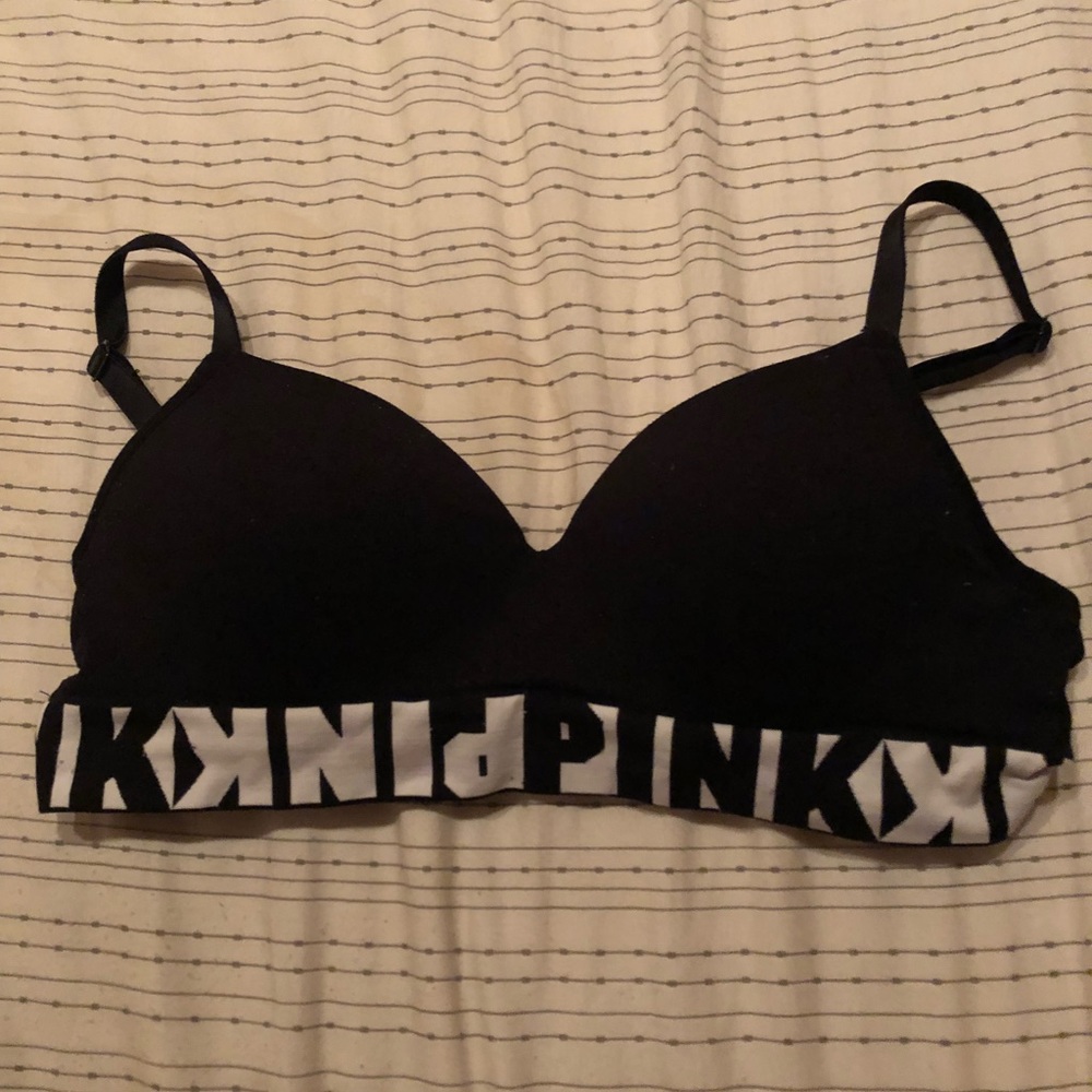 Pink bra